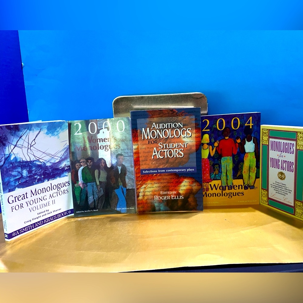 Collection of Acting Monologue Books Great for Student Actors Includes 5 Books